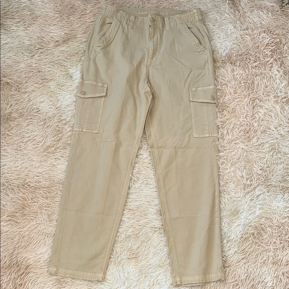 American Eagle Outfitters Tan Cargo Pants - 12 R
